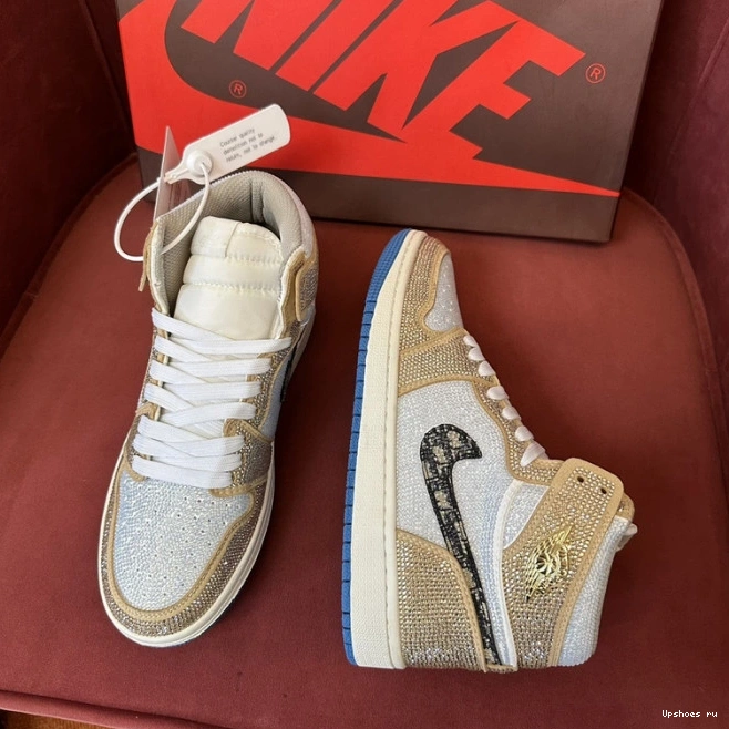 Shoes Designed Diamond Jordan 0706